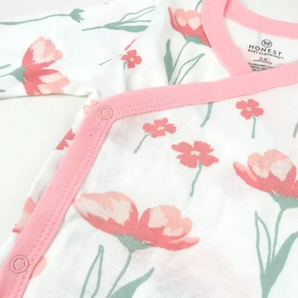 HonestBaby unisexbaby 3pack Long Sleeve Sidesnap Kimono Bodysuits Organic Cotton for Infant Baby Boys Girls UnisexHonestBaby unisexbaby 3pack Long Sleeve Sidesnap Kimono Bodysuits Organic Cotton for Infant Baby Boys Girls Unisex