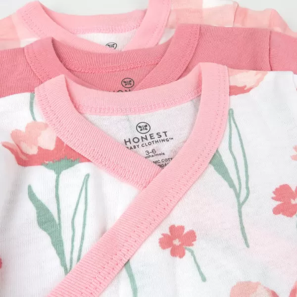 HonestBaby unisexbaby 3pack Long Sleeve Sidesnap Kimono Bodysuits Organic Cotton for Infant Baby Boys Girls UnisexHonestBaby unisexbaby 3pack Long Sleeve Sidesnap Kimono Bodysuits Organic Cotton for Infant Baby Boys Girls Unisex