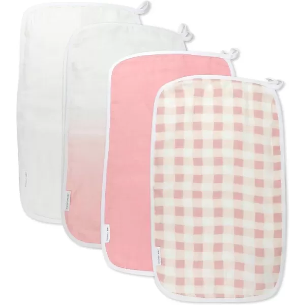 One Size 4-pack Peach Skin Painted Buffalo Check