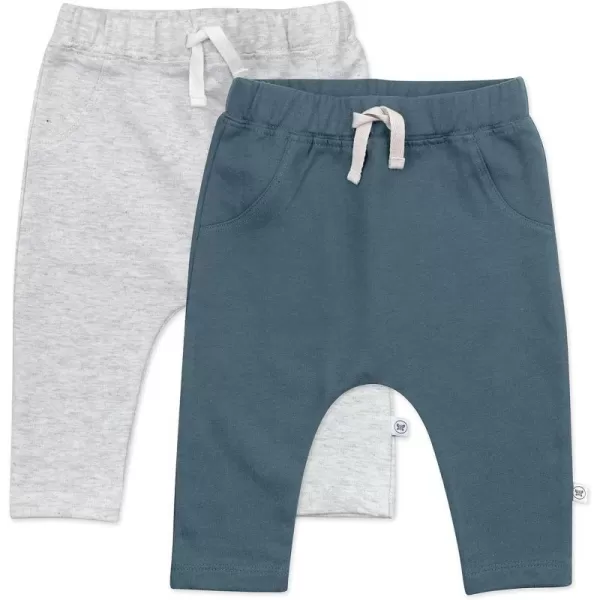 HonestBaby Multipack Pullover HoodieSweatshirtJoggerSweatpant Sets Organic Cotton for ToddlerBoysGirlsUnisexLEGACYGray Slate 2 Pack