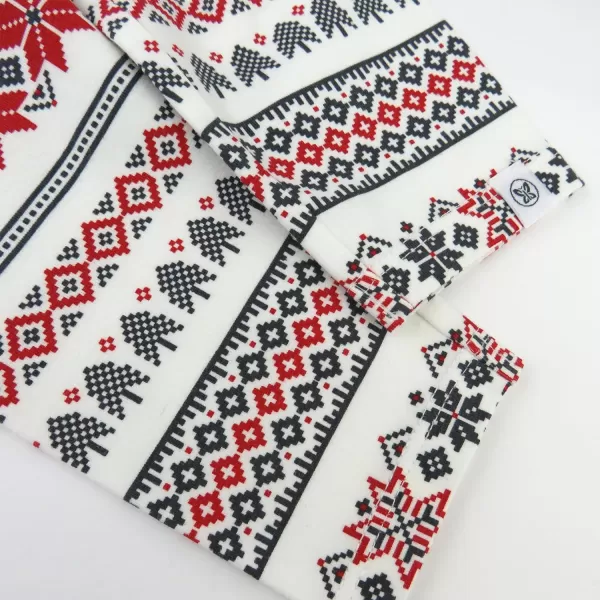 HonestBaby Fashion Outfit Sets Tops and Bottoms 100 Organic Cotton for Baby and Toddler Girls3 Fairisle Ivory Set