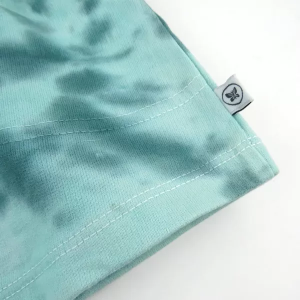 HonestBaby Multipack Shorts 100 Organic Cotton for Infant Baby Toddler Boys Girls Unisex Legacy3pack Teal Tie Dye