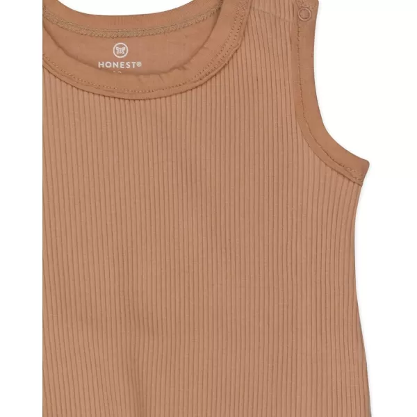 HonestBaby Organic Cotton Chunky Rib Sleeveless Romper LegacyRoebuck