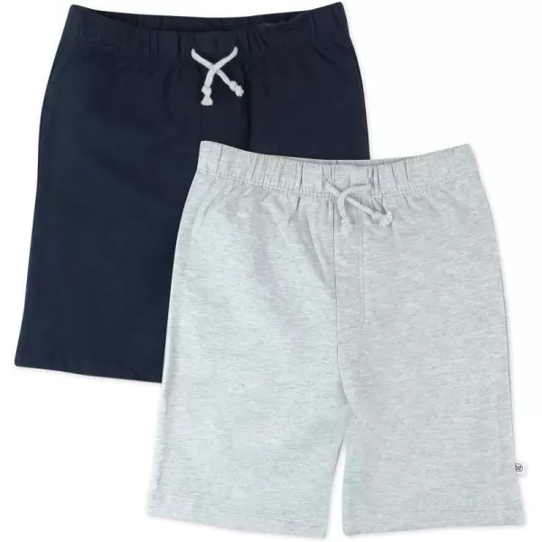 HonestBaby Multipack Shorts 100 Organic Cotton for Infant Baby Toddler Boys Girls Unisex Legacy2pack Navy