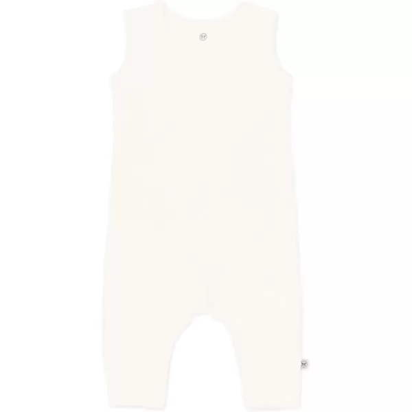 HonestBaby Organic Cotton Chunky Rib Sleeveless Romper LegacySugar Swizzle