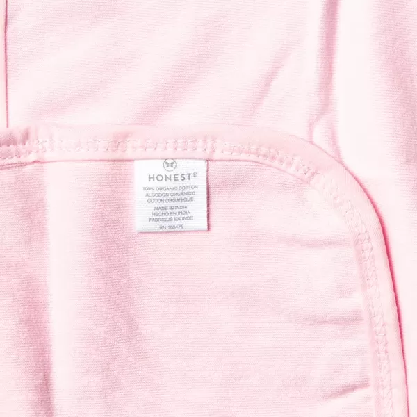 HonestBaby 10Pack Organic Cotton BabyTerry Wash Cloths Rainbow Pinks One SizeOne Size 10pack Pink