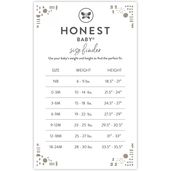 HonestBaby 2Pack Sleeper Gowns Layette Sets 100 Organic Cotton for Newborn Baby Boys Girls UnisexPattern Play