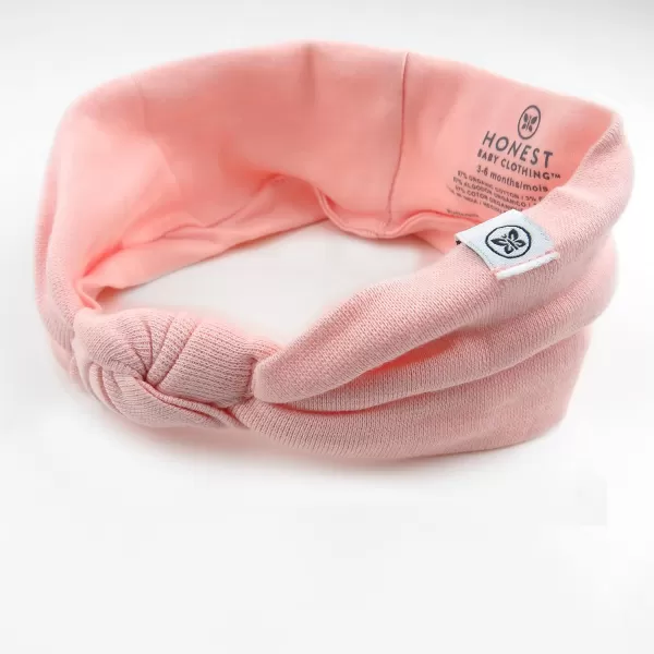 HonestBaby 3Piece Organic Cotton Kimono Top Footed Pant amp HeadbandBeanie Set LEGACYDandelion Pink