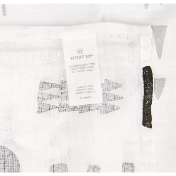 HonestBaby Baby Organic Cotton Milestone BlanketPattern Play One Size