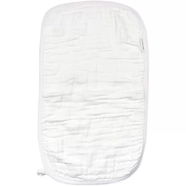 HonestBaby Baby Organic Cotton MultiLayer Burp Cloths Multipack Pattern Play One SizeOne Size 4pack Bright White