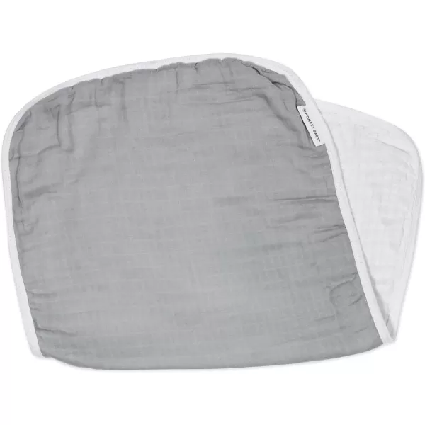 HonestBaby Baby Organic Cotton MultiLayer Burp Cloths Multipack Pattern Play One SizeOne Size 4pack Pattern Play