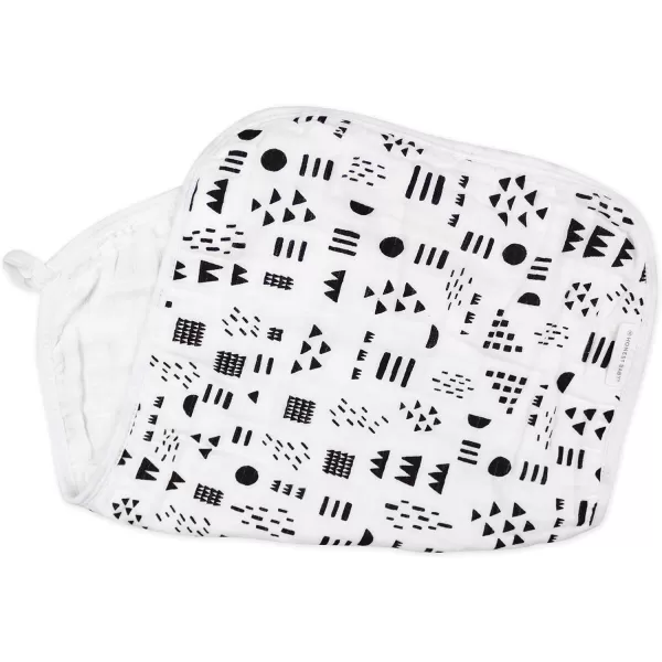 HonestBaby Baby Organic Cotton MultiLayer Burp Cloths Multipack Pattern Play One SizeOne Size 4pack Pattern Play