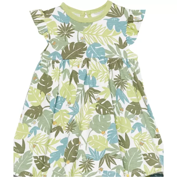 HonestBaby Fashion Outfit Sets Tops and Bottoms 100 Organic Cotton for Baby Toddler Girls LEGACY2 Jungle Jam