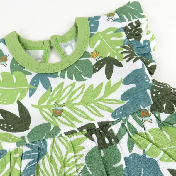 HonestBaby Fashion Outfit Sets Tops and Bottoms 100 Organic Cotton for Baby Toddler Girls LEGACY2 Jungle Jam