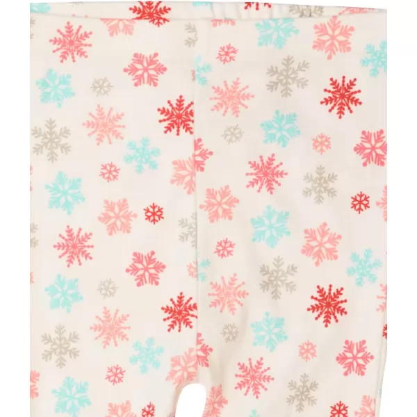 HonestBaby Multipack 2 4Piece Pajamas Sleepwear Holiday 100 Organic Cotton Infant Baby and Toddler Boys Girls UnisexSanta Flamingo