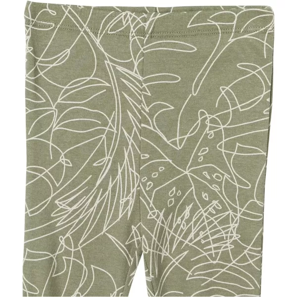 HonestBaby Multipack 2Piece Pajamas Sleepwear Pjs 100 Organic Cotton for Infant Baby Toddler Boys Unisex LegacyAvocado Leaf