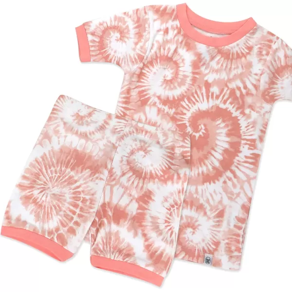HonestBaby Multipack 2Piece Pajamas Sleepwear Pjs 100 Organic Cotton for Infant Baby Toddler Girls LegacyDreamy Stripe