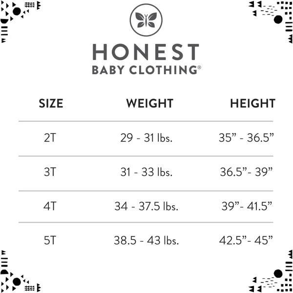 HonestBaby Multipack 2Piece Pajamas Sleepwear Pjs 100 Organic Cotton for Infant Baby Toddler Girls LegacyPattern Play Pink