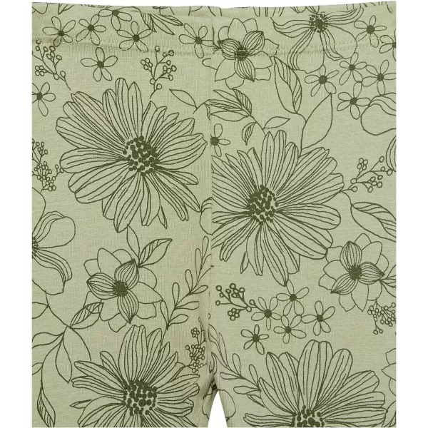 HonestBaby Multipack 2Piece Pajamas Sleepwear Pjs 100 Organic Cotton for Infant Baby and Toddler GirlsSketchy Floral Sage