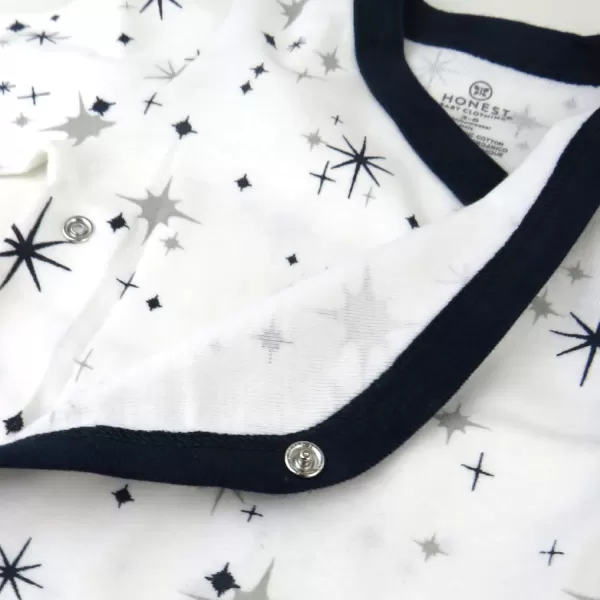 HonestBaby Multipack Gift Sets 100 Organic Cotton for Newborn Infant Baby Boys Girls Unisex20 Twinkle Star Navy