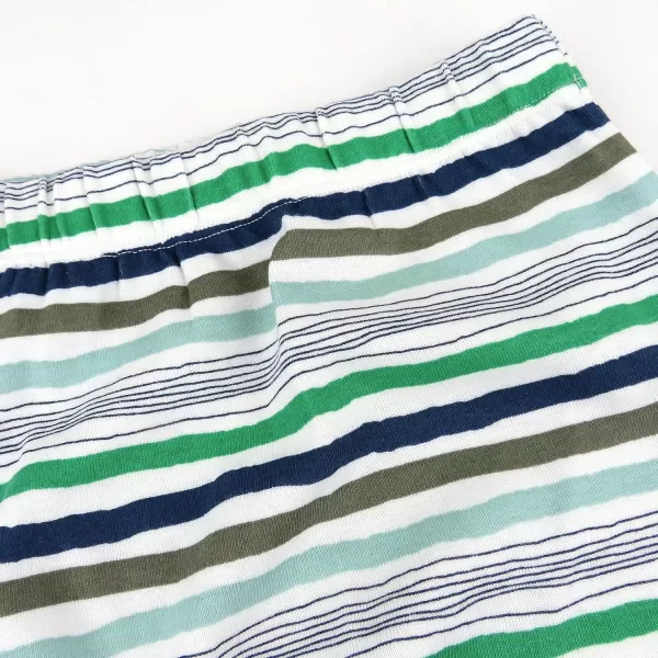 HonestBaby Multipack Gift Sets Mix Match Outfits 100 Organic Cotton for Newborn Infant Baby Boys Girls Unisex LEGACY6Piece Set Hand Drawn Nature Stripe Navy