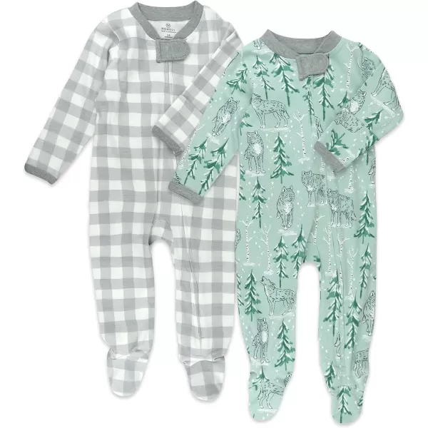 HonestBaby Multipack Gift Sets Mix Match Outfits 100 Organic Cotton for Newborn Infant Baby Boys Girls Unisex LEGACY8Piece Set Hand Drawn Nature Stripe Navy