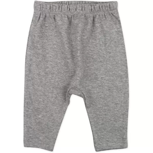 HonestBaby Multipack Harem Pants Roomy Fit Pull on Bottoms 100 Organic Cotton for Infant Baby Boys Girls Unisex3pack Gray Ombre