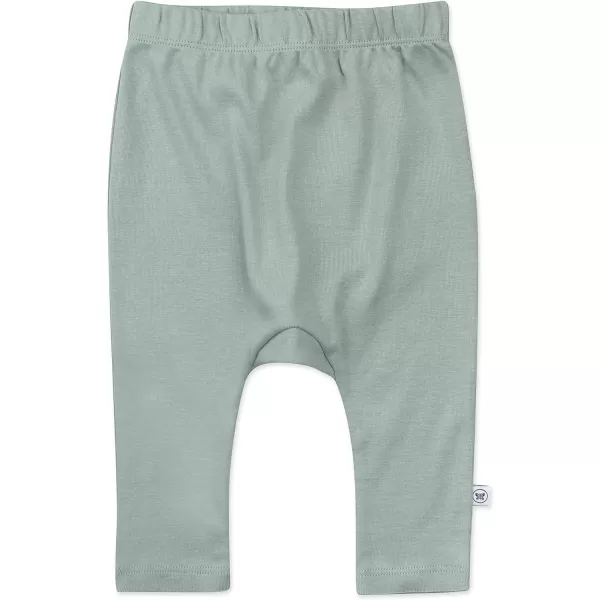 HonestBaby Multipack Harem Pants Roomy Fit Pull on Bottoms 100 Organic Cotton for Infant Baby Boys Girls Unisex3pack Morning Mountains