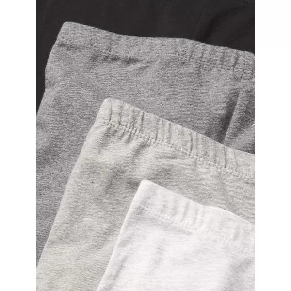 HonestBaby Multipack Leggings Skinny Flare and Cargo Pants Organic Cotton for Infant Baby Girls Toddlers Little Kids4pack Gray Ombre