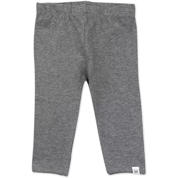 HonestBaby Multipack Leggings Skinny Flare and Cargo Pants Organic Cotton for Infant Baby Girls Toddlers Little Kids4pack Gray Ombre