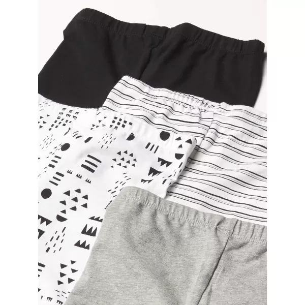 HonestBaby Multipack Leggings Skinny Flare and Cargo Pants Organic Cotton for Infant Baby Girls Toddlers Little Kids4pack Pattern Play