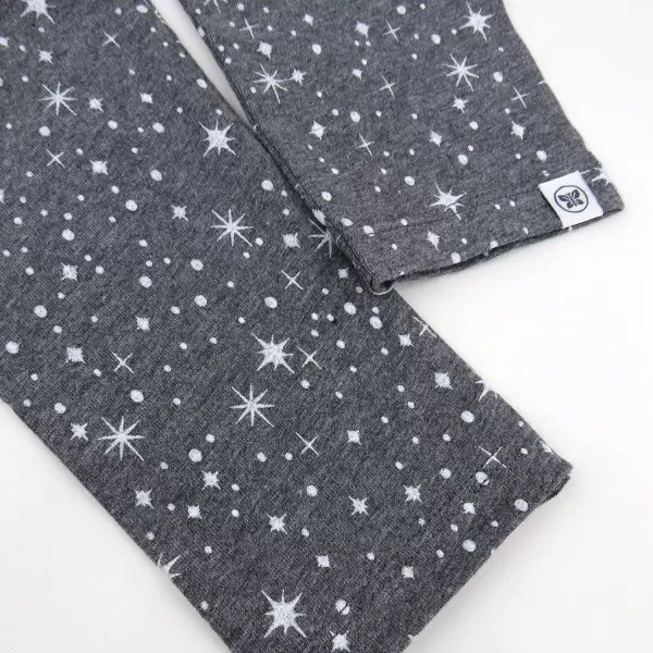 HonestBaby Multipack Leggings Skinny Flare and Cargo Pants Organic Cotton for Infant Baby Girls Toddlers Little Kids5pack Pattern Play