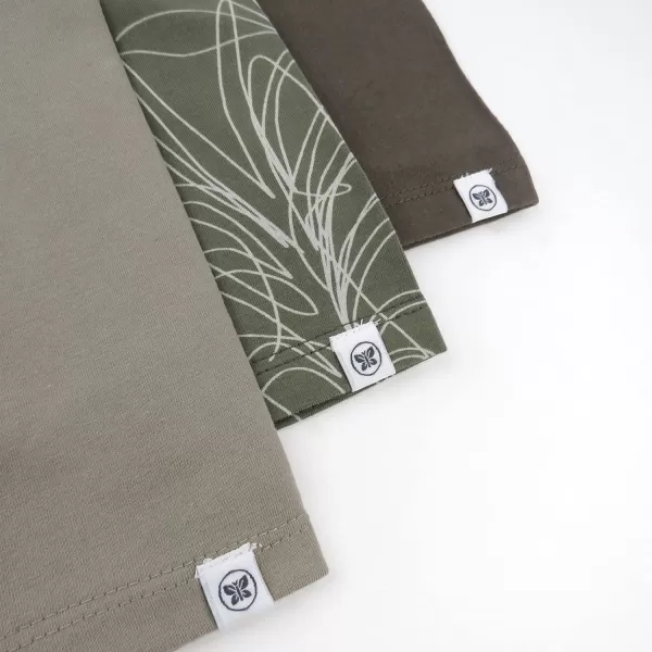 HonestBaby Multipack Leggings Skinny Flare and Cargo Pants Organic Cotton for Infant Baby GirlsToddlersLittle KidsLegacy3pack Avocado Leaf