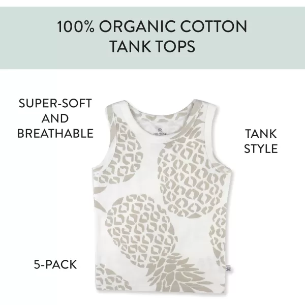 HonestBaby Multipack Long Sleeve Tshirts Tee 100 Organic Cotton Baby Toddler Kids Boys Girls5pack Sand Dune