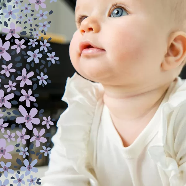 HonestBaby Multipack Long Sleeve Tshirts Tee 100 Organic Cotton Baby Toddler Kids Boys GirlsDusty Purple Wisteria