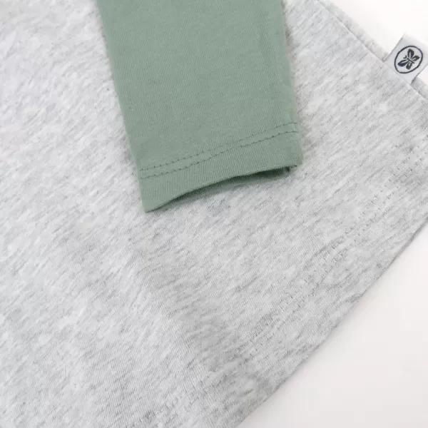 HonestBaby Multipack Long Sleeve Tshirts Tee 100 Organic Cotton Baby Toddler Kids Boys GirlsSandy Teal
