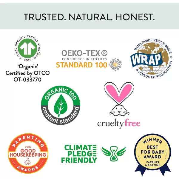 HonestBaby Multipack Long Sleeve Tshirts Tee 100 Organic Cotton Baby Toddler Kids Boys GirlsScottish Ivy