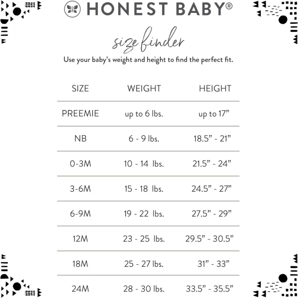 HonestBaby Multipack Short Romper Sets and Dresses 100 Organic Cotton for Infant Baby Toddler Boys Girls Unisex LEGACY3 Tiger Time