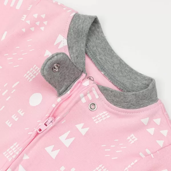 HonestBaby NonSlip Footed Pajamas OnePiece Sleeper Jumpsuit ZipFront 100 Organic Cotton PJs 100 for Baby Girls LEGACY2pack Tutu Cute