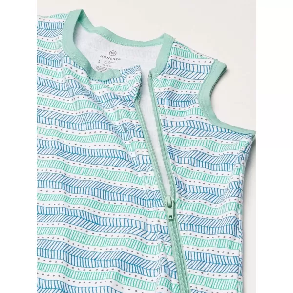 HonestBaby Organic Cotton Classic Lightweight Wearable Blanket LegacyDots amp Dashes
