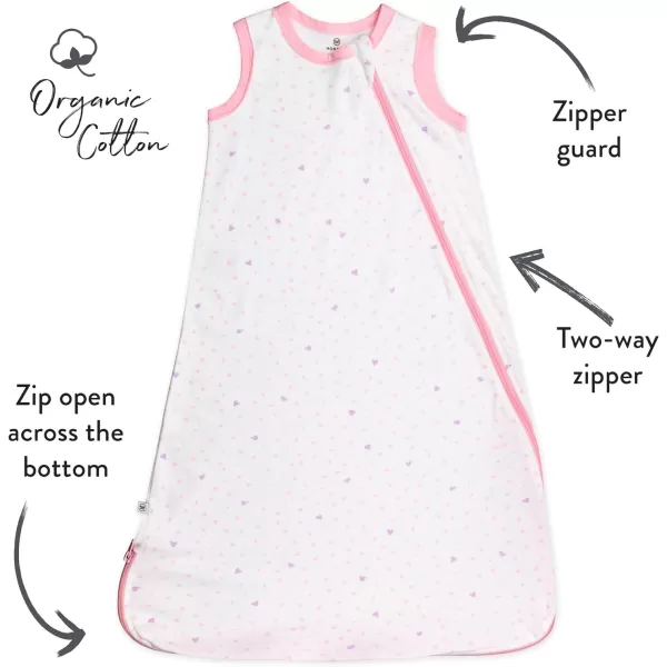 HonestBaby Organic Cotton Classic Lightweight Wearable Blanket LegacyLove Dot