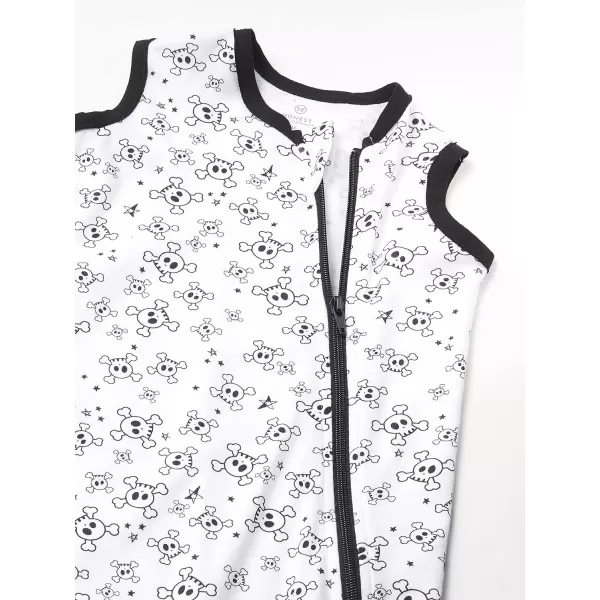 HonestBaby Organic Cotton Classic Lightweight Wearable Blanket LegacyTossed Skulls