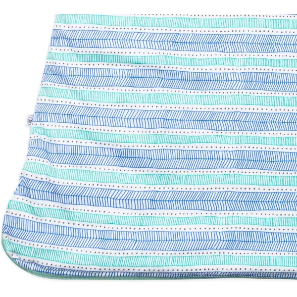 HonestBaby Organic Cotton Light Filled Reversible Wearable Blanket LegacyDots amp Dashes