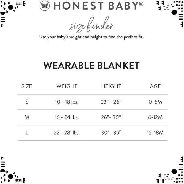 HonestBaby Organic Cotton Light Filled Reversible Wearable Blanket LegacyTossed Skulls