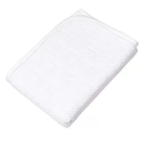 HonestBaby Organic Cotton Matelasse Reversible Receiving Blanket Pattern Play One SizeCompass One Size