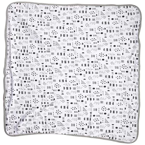 HonestBaby Organic Cotton Matelasse Reversible Receiving Blanket Pattern Play One SizePattern Play One Size
