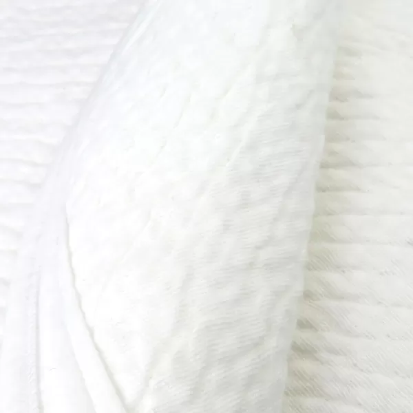 HonestBaby Organic Cotton Matelasse Reversible Receiving Blanket Pattern Play One SizeWhite One Size
