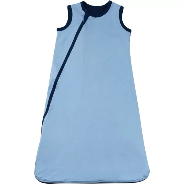 HonestBaby Organic Cotton Reversible Wearable Blanket LegacyBlue