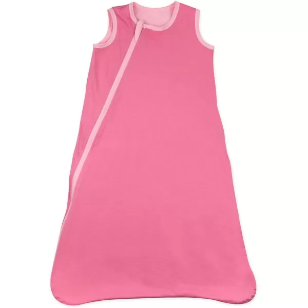 HonestBaby Organic Cotton Reversible Wearable Blanket LegacyPink