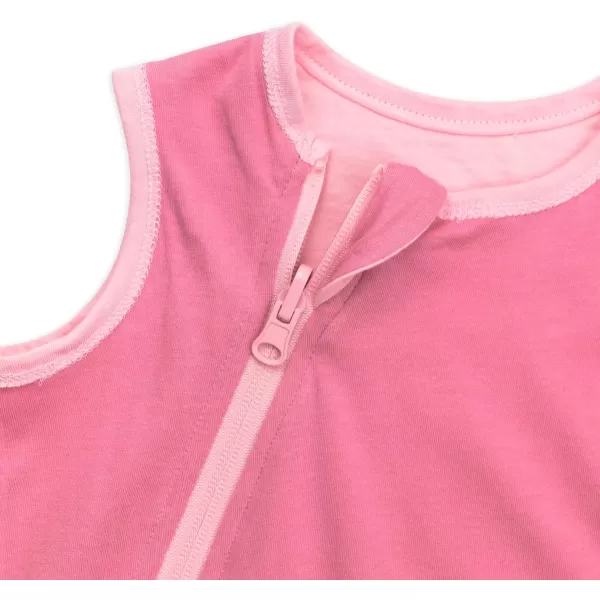 HonestBaby Organic Cotton Reversible Wearable Blanket LegacyPink